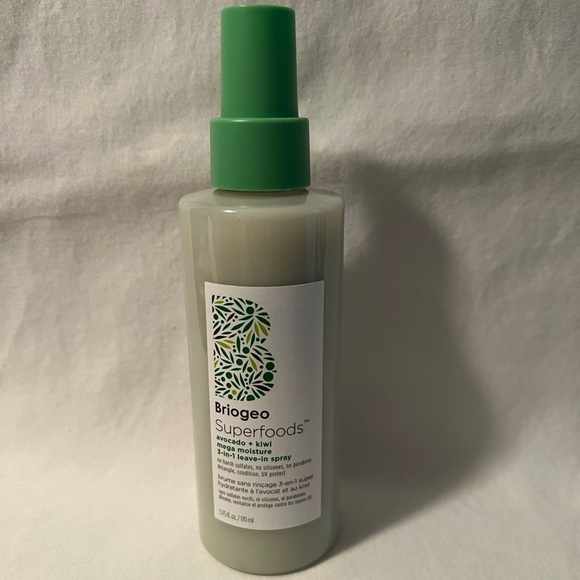 🥑BRAND NEW🥑BRIOGEO Superfoods Avocado + Kiwi Mega Moisture 3in1 Leave In Spray - Picture 7 of 8